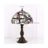 WERFACTORY Tiffany Lámpara de mesa de cristal de colores_6