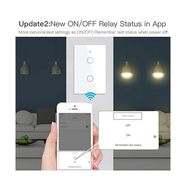 MoesGo Interruptor inteligente de luz de pared WiFi panel_3