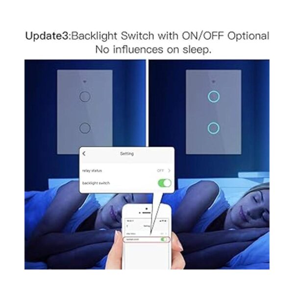 MoesGo Interruptor inteligente de luz de pared WiFi panel_4