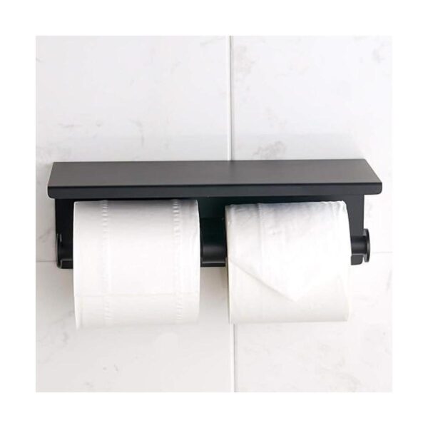BGL Soporte doble para papel higiénico acero inoxidable_3