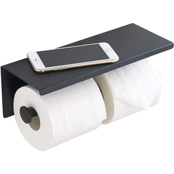 BGL Soporte doble para papel higiénico acero inoxidable_1