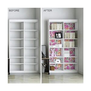WENMER Papel tapiz floral de 17.7 x 118 pulgadas papel