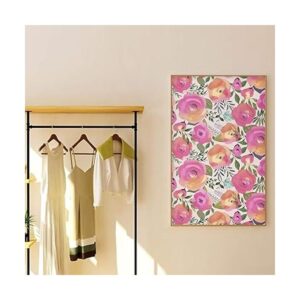 WENMER Papel tapiz floral de 17.7 x 118 pulgadas papel