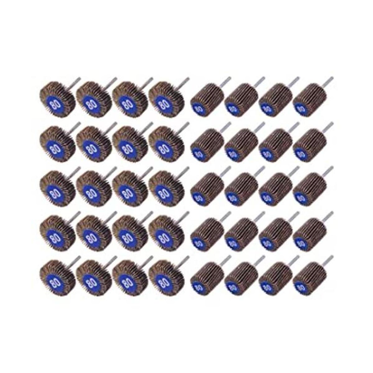 WENORA 40 lijadoras abrasivas de rueda de aleta de grano