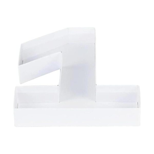 Mache con forma de número de cartón rellenable pequeño de_4