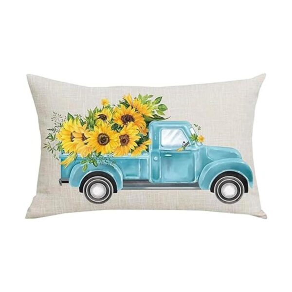 WENIANRU Funda de almohada decorativa de lino y algodón_2