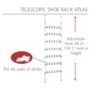 WENKO Estante telescópico sin Atlas organizador_3