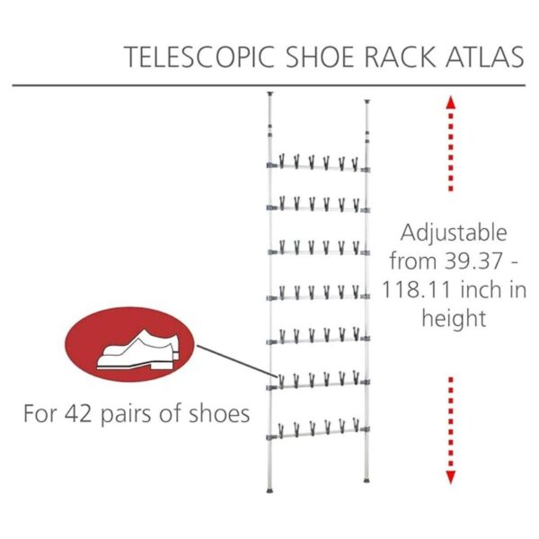 WENKO Estante telescópico sin Atlas organizador_3