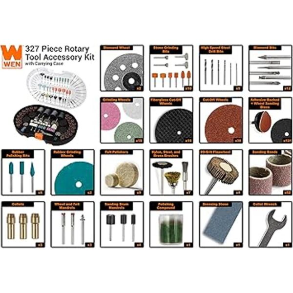 WEN 230327A Kit de accesorios para herramientas_3