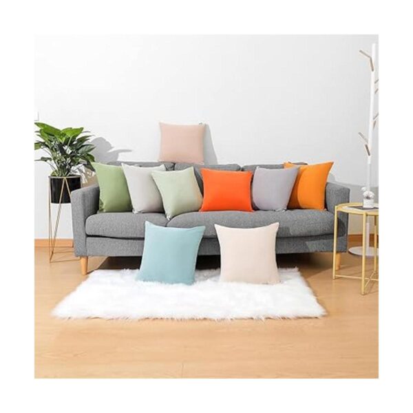 Wemeon Juego de 4 fundas de almohada neutrales de 18 x 18_5