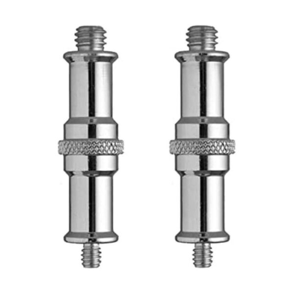 2 piezas estándar de 14 a 38 pulgadas de metal macho_1