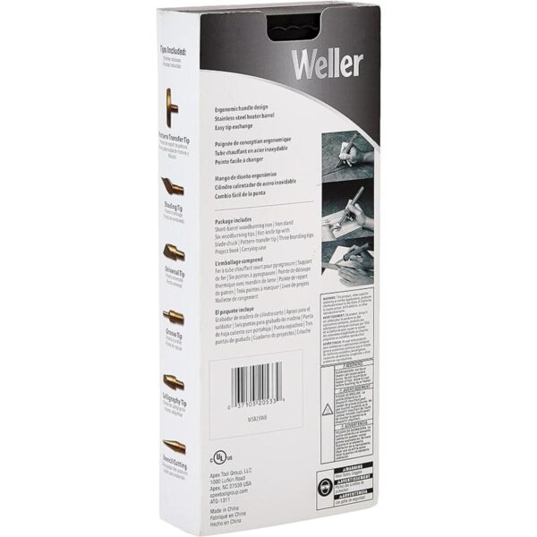 Weller WSB25 Kit de soldadura de barril corto 25 W_4