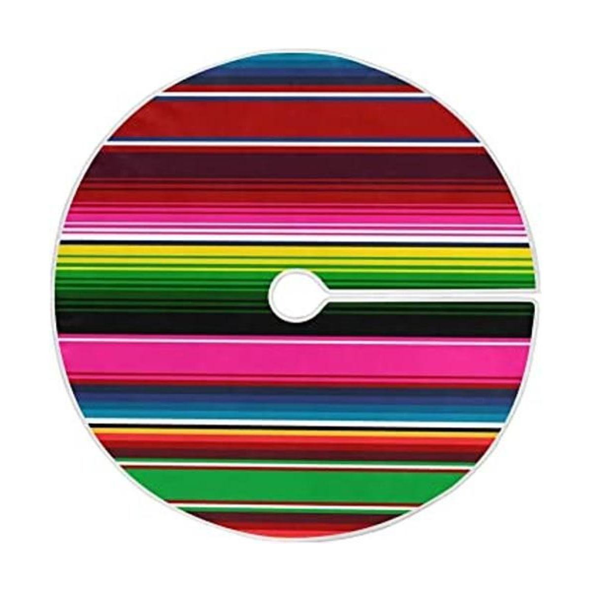 WELLDAY Manta mexicana de Serape a rayas falda colorida