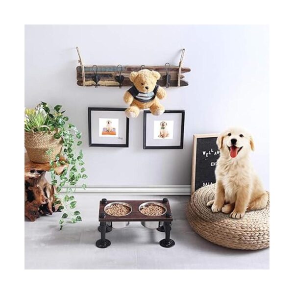 Wellland Cuencos elevados para perros comedero elevado