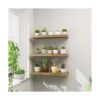 WELLAND Estantes de pared de 12 pulgadas de profundidad