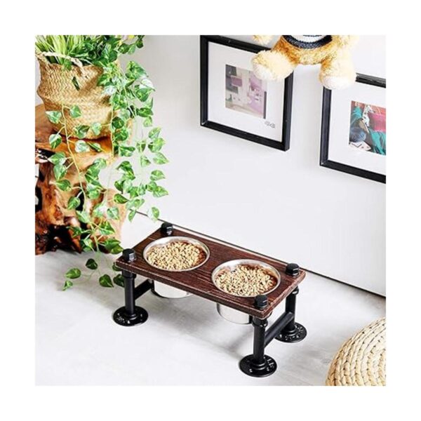 Wellland Cuencos elevados para perros comedero elevado