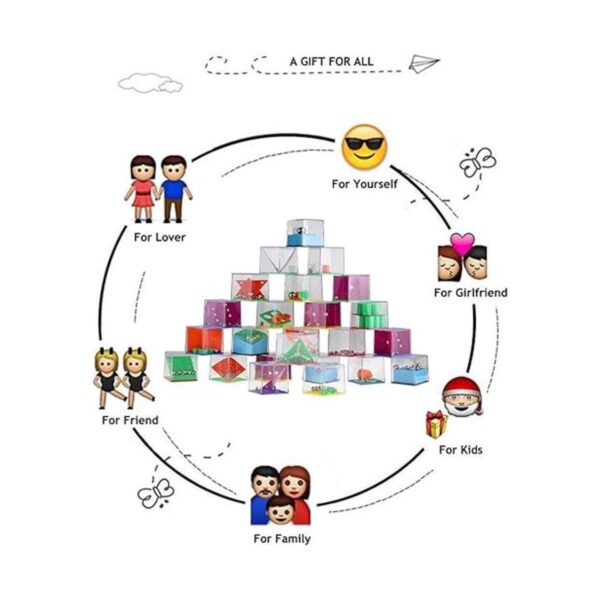 WEKITY Recuerdos de fiesta juego cerebral 24 piezas_6