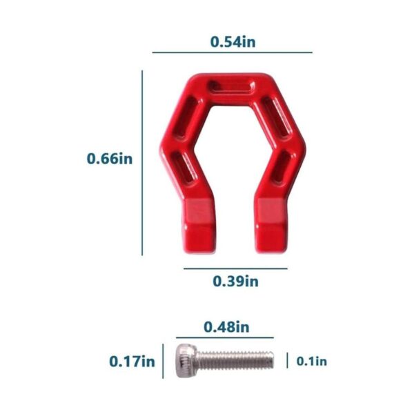 WEISHUJI Hebilla de remolque para coche RC Lock Catch RC