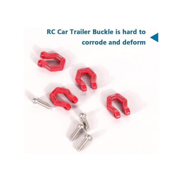 WEISHUJI Hebilla de remolque para coche RC Lock Catch RC