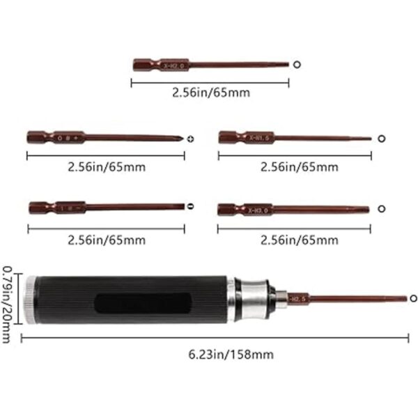 WEISHUJI Kit de 340 tornillos a control remoto kit de