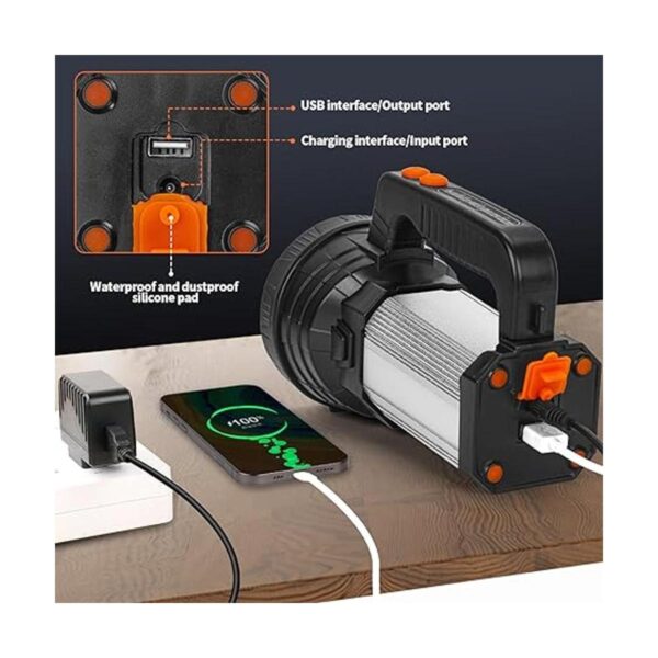 WEILAI Superbright Proyector LED de mano potente linterna_2