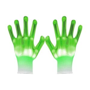 WEICHUANGXIN Guantes de mano de esqueleto iluminados para_1