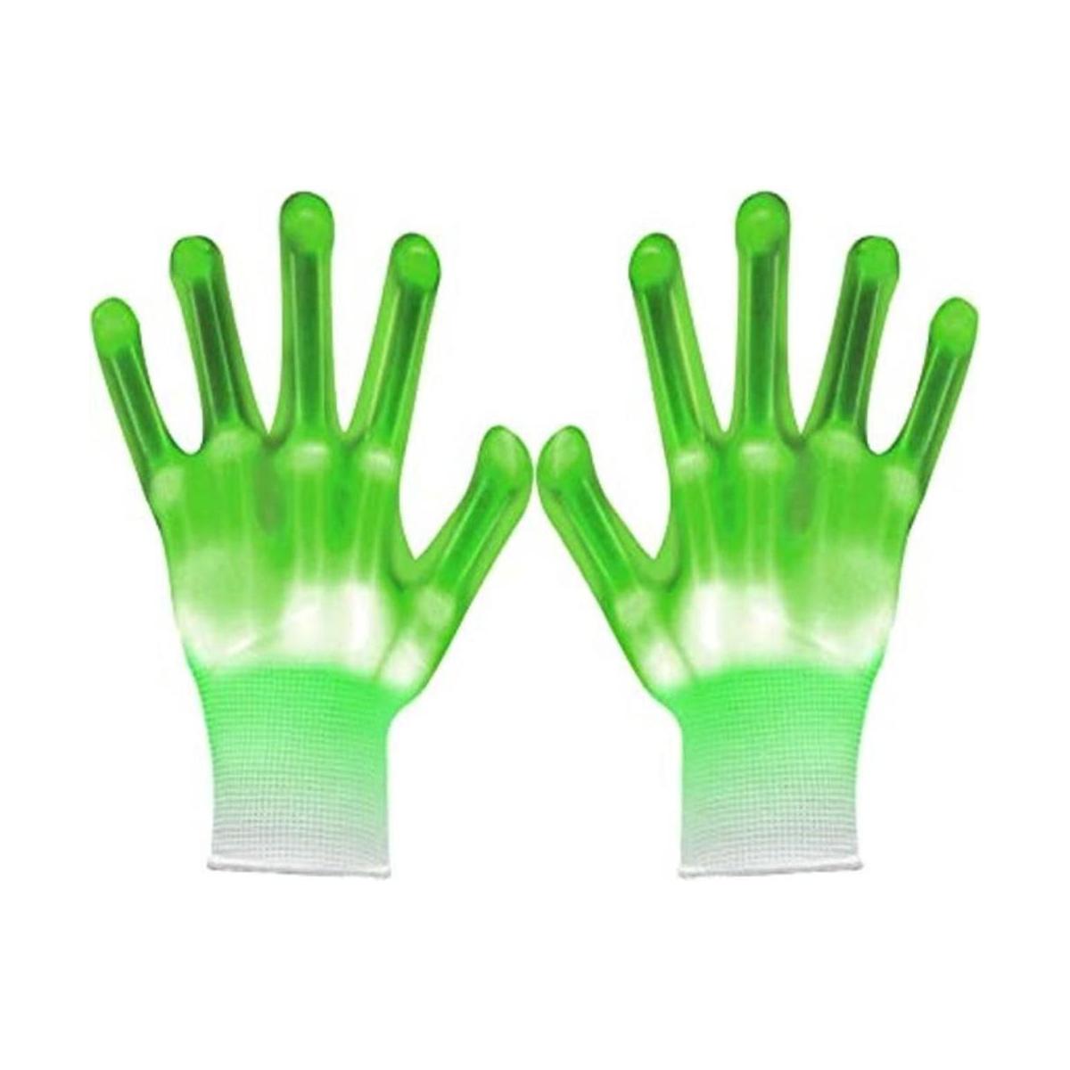 WEICHUANGXIN Guantes de mano de esqueleto iluminados para