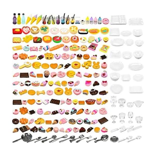 200 botellas de bebidas de alimentos en miniatura de