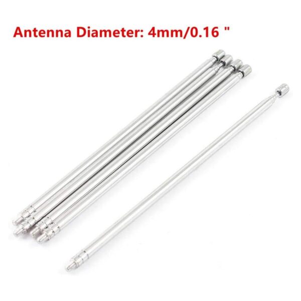 Weelye Antena telescópica universal de metal corta para_1