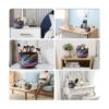 WEEMAGIC Soporte de control remoto redondo de cuero para