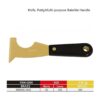 WEDO Cuchillos multiherramienta de latón de 212 pulgadas