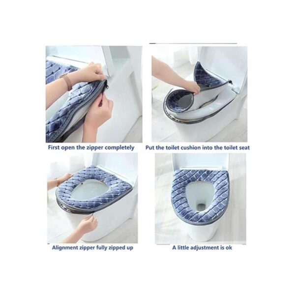 WDSHCR Funda de asiento de inodoro para baño fundas de_6