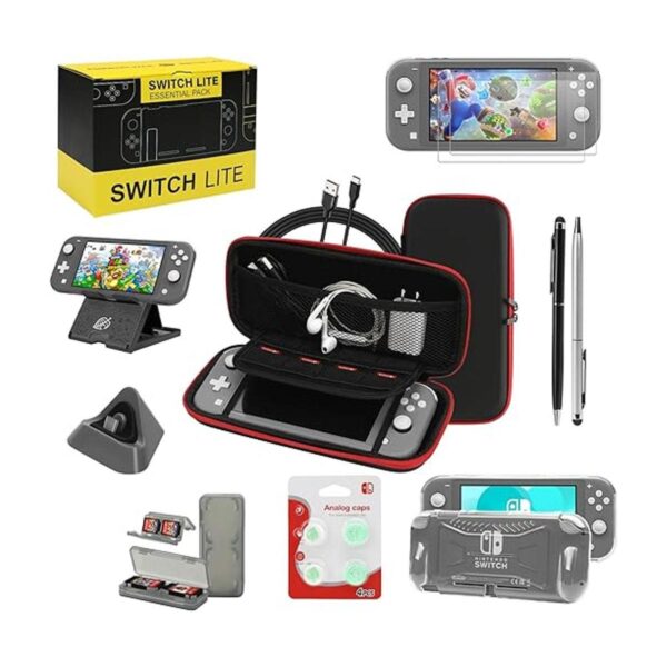 Switch Lite Paquete de accesorios kit con funda de_1