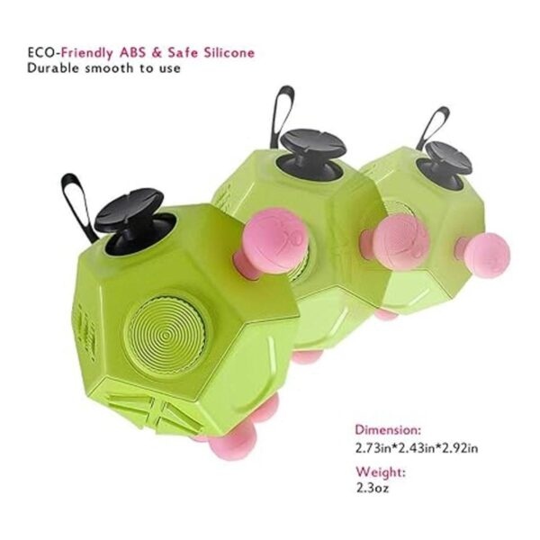 12 lados Fidget Cube Toys antiansiedad alivia el estrés y_2