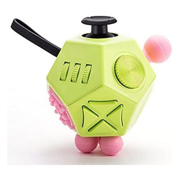 12 lados Fidget Cube Toys antiansiedad alivia el estrés y_1