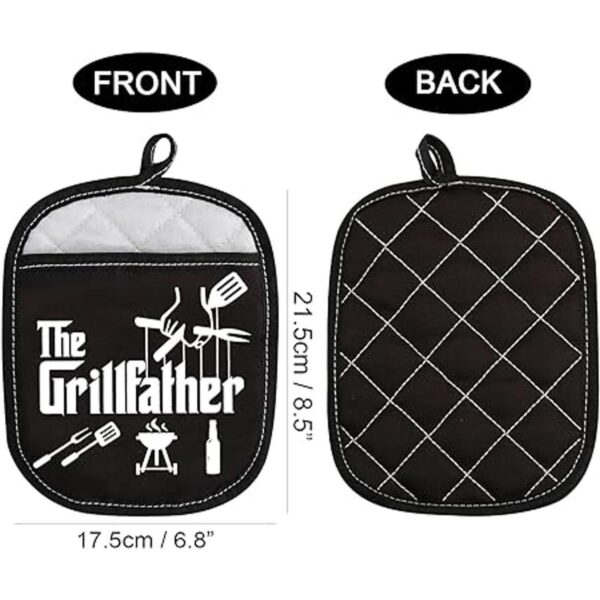 Grill Master BBQ Lover Gift The Grillfather Funny