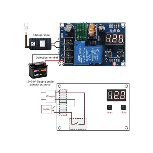 Alinan 2 unidades XHM604 Módulo de control de carga