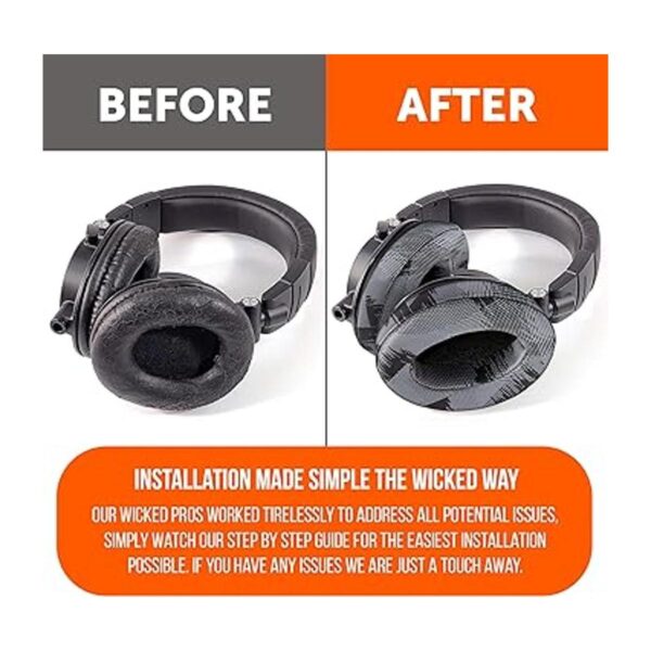 Almohadillas de repuesto para auriculares ATH M50X_2