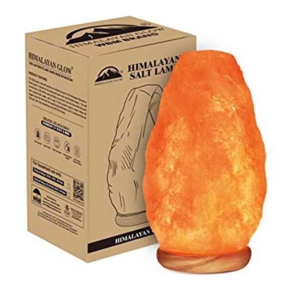 Lámpara de sal rosa natural del Himalaya lámpara de sal_1