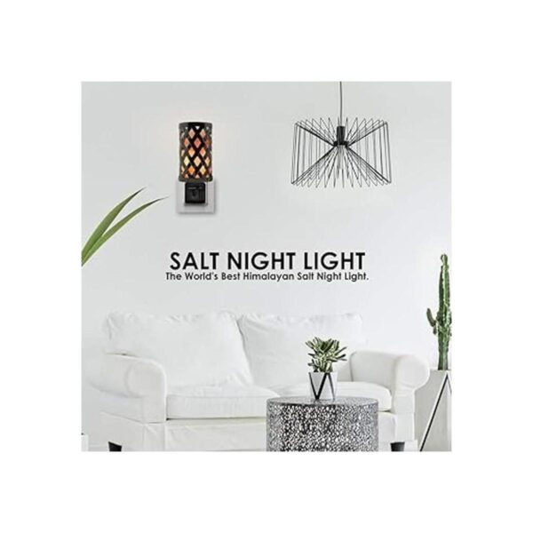 Himalayan Glow Lámpara de pared de sal natural con trozos