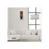 Himalayan Glow Lámpara de pared de sal natural con trozos