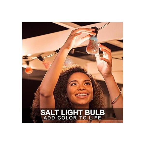 Bombilla LED de sal rosa natural luz nocturna equivalente_2