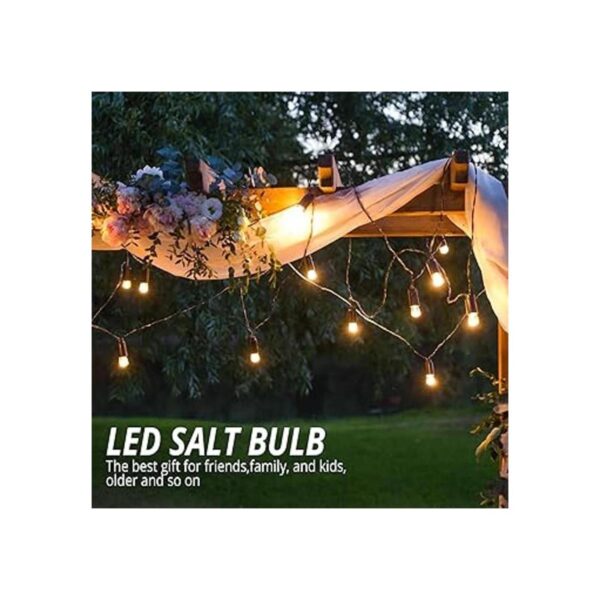 Bombilla LED de sal rosa natural luz nocturna equivalente_5