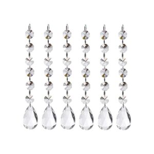 Guirnalda de 30 cuentas de cristal acrílico transparente_1