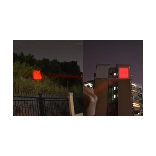WAYLLSHINE Linterna LED roja 2 unidades 3 modos luz