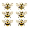 Lote de x24 dijes de abeja de miel de aceite de esmalte_2