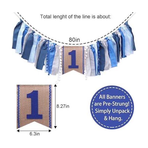 Banner para silla alta para niño Decoración de primer