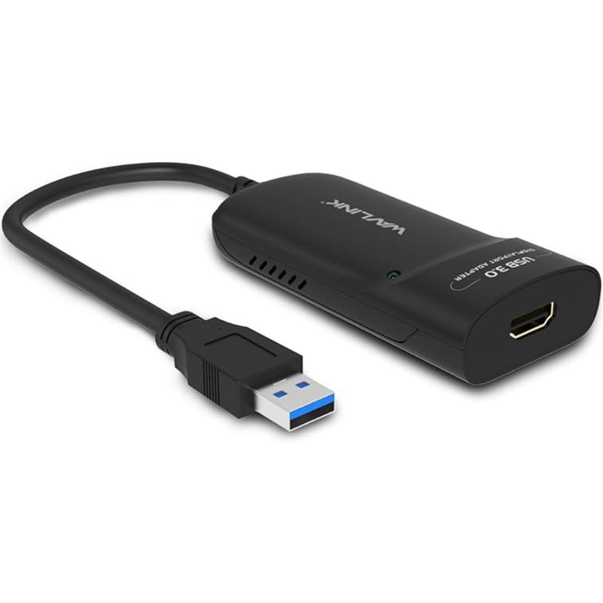 Wavlink Adaptador de gráficos de video universal USB 3.0 a