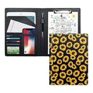 WAVEYU Funda tipo portafolios para mujer bonita carpeta_1