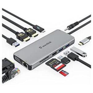 WAVLINK Estación de acoplamiento USB C de doble monitor_1